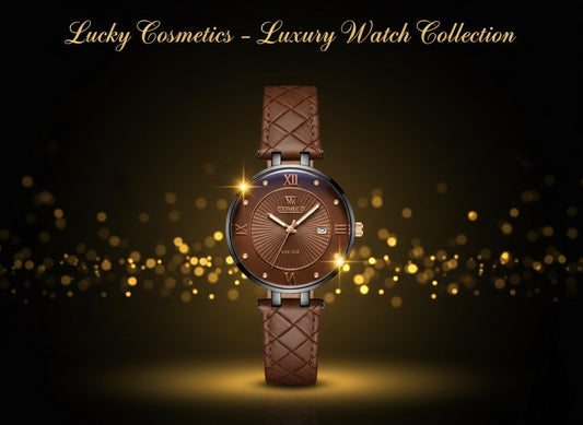 Elegant Brown Strap Timepiece - Fortune Time Collection